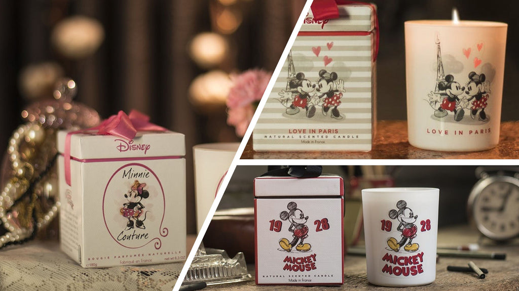 Maison Francal Disney Perfumed Candle Glass Edition: Mickey & Minnie 3-Pack