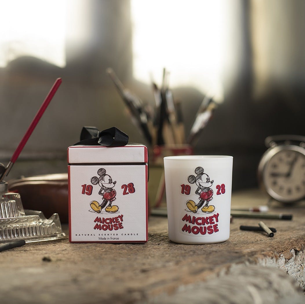 Maison Francal Disney Perfumed Candle Glass Edition: Mickey & Minnie 3-Pack: Mickey 1928
