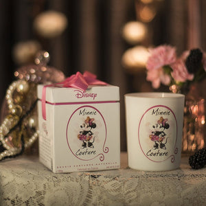 Maison Francal Disney Perfumed Candle Glass Edition: Mickey & Minnie 3-Pack Minnie Couture