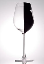 Load image into Gallery viewer, Set of 2 luxury white wine glasses in black with Mickey
