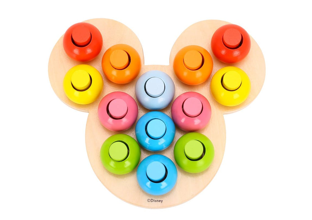 Disney Wooden Toys Mickey Pegs Game