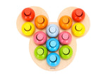 Load image into Gallery viewer, Disney Wooden Toys Mickey Pegs Game
