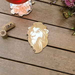 Set of 6 wooden coasters of The Lion King