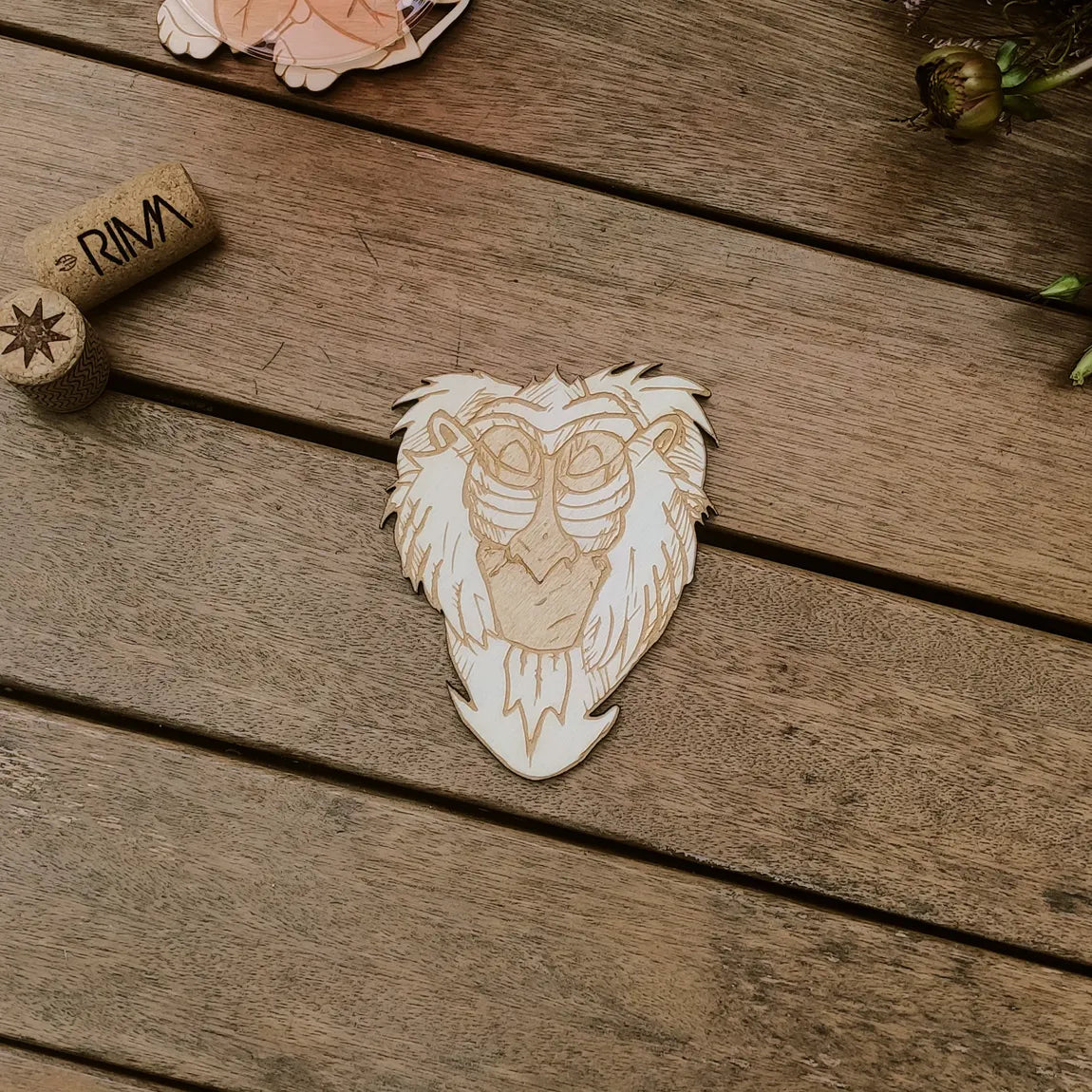 Set of 6 wooden coasters of The Lion King