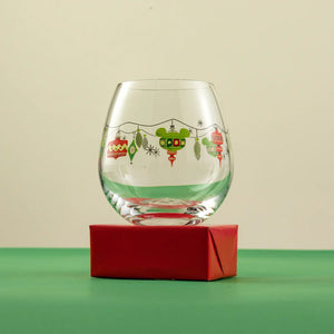 Set of 4 Christmas glasses with Mickey