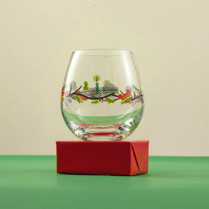 Set of 4 Christmas glasses with Mickey