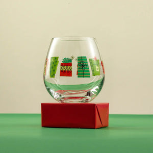 Set of 4 Christmas glasses with Mickey