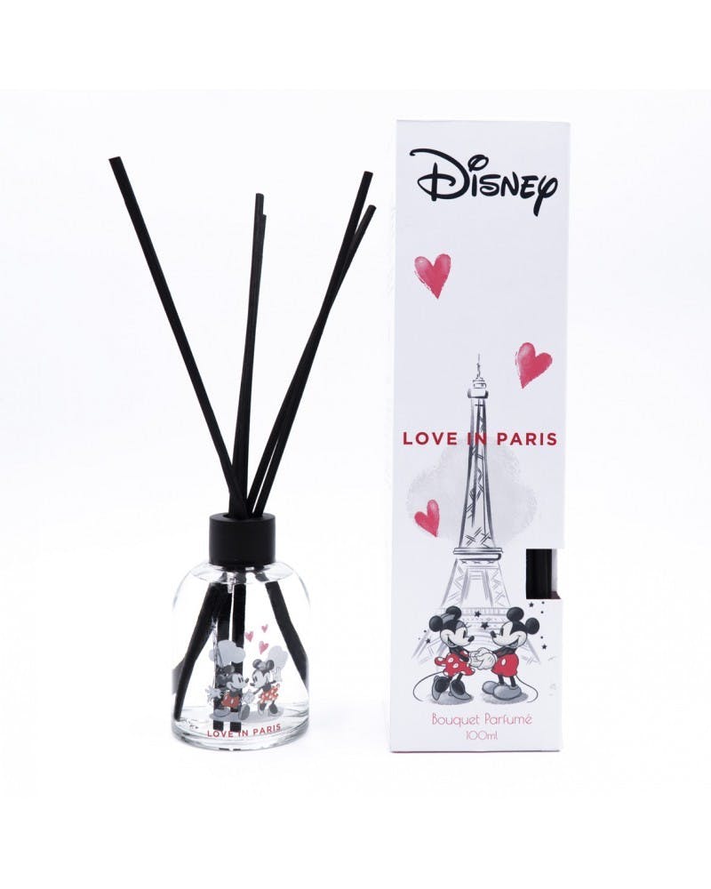 Maison Francal Disney Perfumed Candle + Fragrance Diffuser: Mickey & Minnie Love in Paris