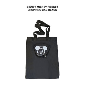 Reliance Gifts Disney Mickey Pocket Shopping Bag Black