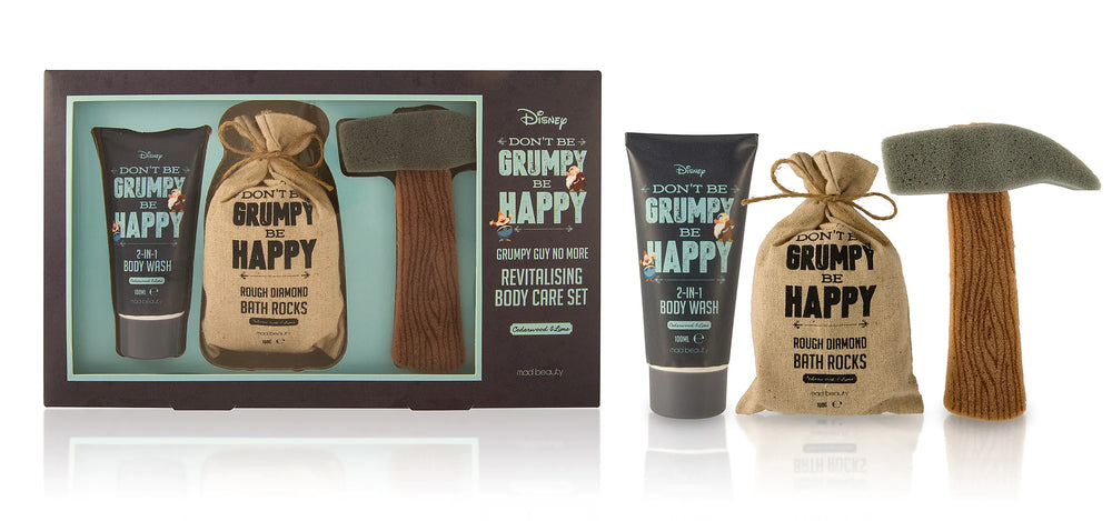 Grumpy's shower gift set with pick axe sponge